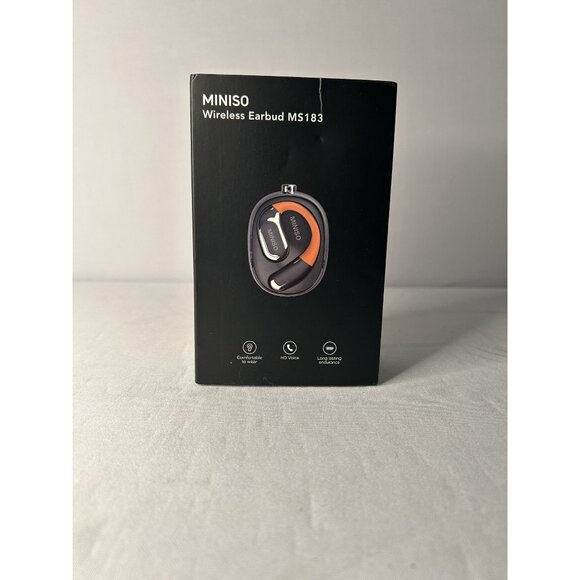 Miniso Wireless Earbuds MS183 Bluetooth 5.0 HD Voice Noise Reduction With Chargi - Picture 1 of 4